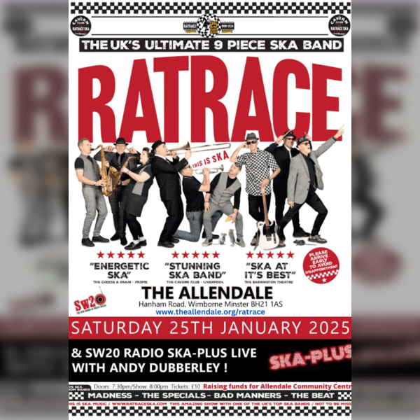 RATRACE- The UK’s Ultimate Ska Band at Emsworth Sports and Social Club